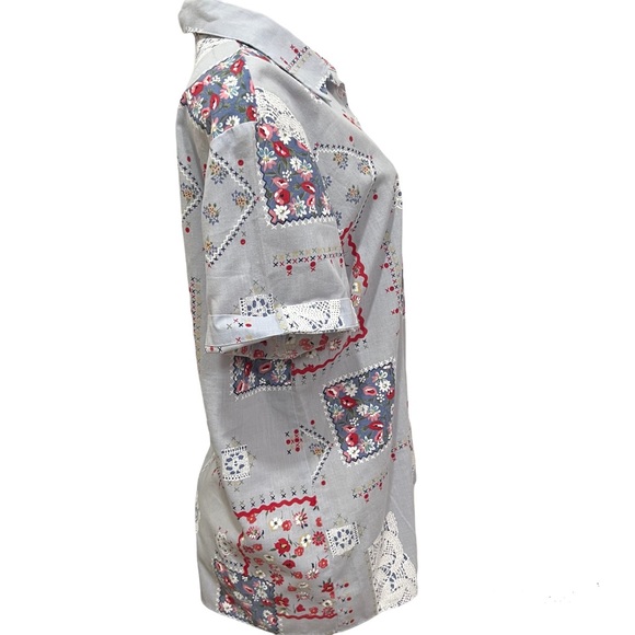 Vintage pattern top - Picture 3 of 4